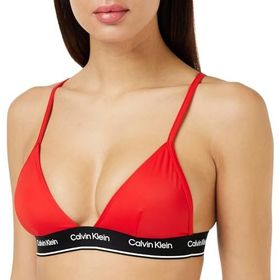 Calvin Klein KW0KW01970 Triangle RP Kırmızı Kadın Bikini Üstü