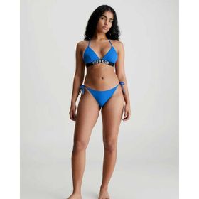 Calvin Klein KW0KW01982 Mavi String Side Tie Bikini Altı