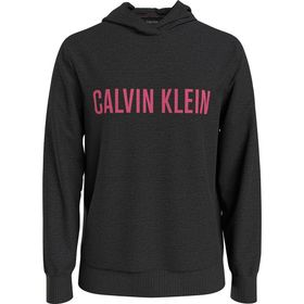 Calvin Klein L-S Hoodie Siyah Erkek Sweatshirt