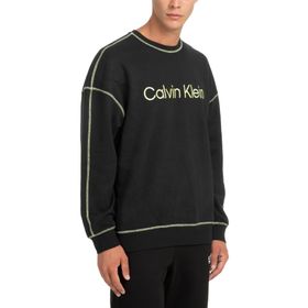 Calvin Klein L-S Siyah Erkek Sweatshirt