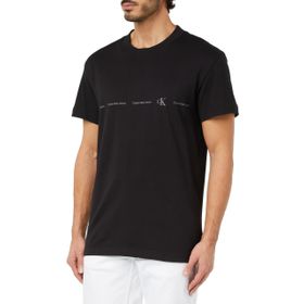 Calvin Klein Logo Repeat TEE Siyah Erkek T-shirt
