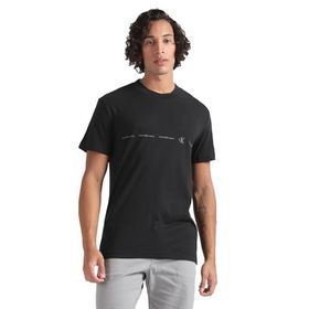 Calvin Klein Logo Repeat TEE Siyah Erkek T-shirt