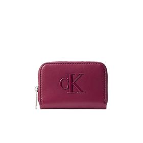 Calvin Klein LV04F1154G-Z1K Bold CK Orta Boy Fermuarlı Kadın Kırmızı Cüzdan