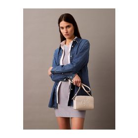 Calvin Klein LV04K3036GGN9 Gri Jeans Kadın Çapraz Çanta