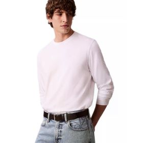 Calvin Klein LV04LD227G Ls Supima Interlock Solide Erkek Tişört