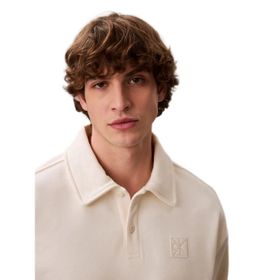 Calvin Klein LV14LE202G Ls Hvy Weight Terry Ck Emblem Erkek Polo Tişört