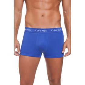 Calvin Klein Mavi 3'lü Düşük Bel Erkek Boxer