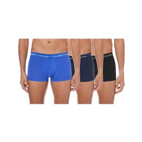 Calvin Klein Mavi 3'lü Düşük Bel Erkek Boxer