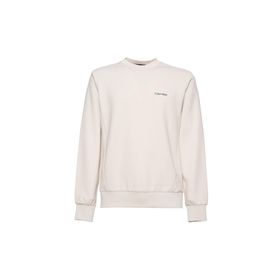 Calvin Klein Micro Logo Repreve Bej Erkek Sweatshirt