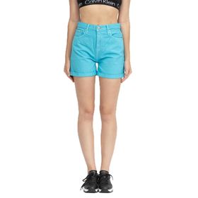 Calvin Klein Mom Mavi Kadın Jean Şort