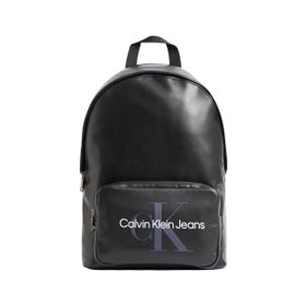 Calvin Klein MONOGRAM SOFT CAMPUS BP40 Siyah Erkek Sırt Çantası