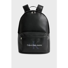 Calvin Klein MONOGRAM SOFT CAMPUS BP40 Siyah Erkek Sırt Çantası