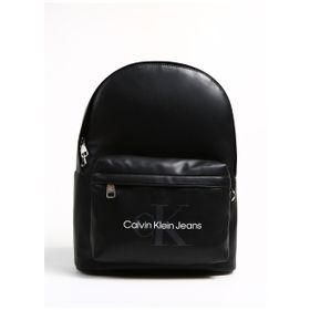 Calvin Klein MONOGRAM SOFT CAMPUS BP40 Siyah Erkek Sırt Çantası