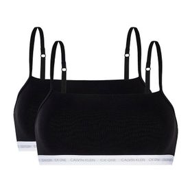 Calvin Klein QF6040E-001 Siyah 2'li Kadın Bralet Spor Atleti