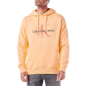 Calvin Klein Seasonal Monologo Regular Turuncu Hoodie Erkek Sweatshirt