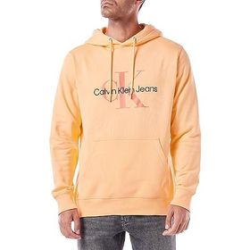 Calvin Klein Seasonal Monologo Regular Turuncu Hoodie Erkek Sweatshirt