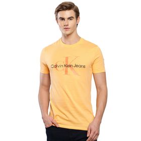 Calvin Klein Seasonal Monologo Tee Turuncu Erkek T-shirt