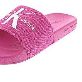 Calvin Klein Slide Monogram Co Pembe Kadın Terlik