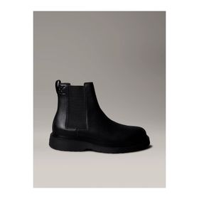 Calvin Klein Tumbled Leather Chelsea YM0YM013740GJ Deri Siyah Erkek Bot