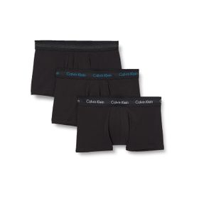 Calvin Klein U2664G Siyah Düşük Bel 3'lü Erkek Boxer