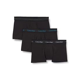 Calvin Klein U2664G Siyah Düşük Bel 3'lü Erkek Boxer