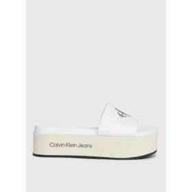 Calvin Klein YW0YW010360F9 Krem Kadın Terlik
