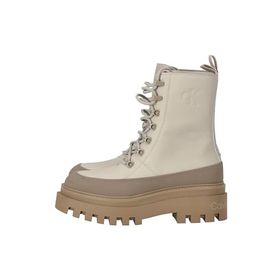 Calvin Klein YW0YW01110 Flatform Lace Up Boot LTH Bej Kadın Bot