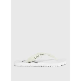 Calvin Klein YW0YW01246-YBR Beyaz Kadın Plaj Terliği