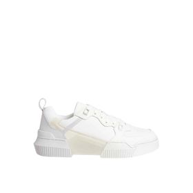 Calvin Klein YW0YW01306PSX Krem Deri Kadın Sneaker Ayakkabı