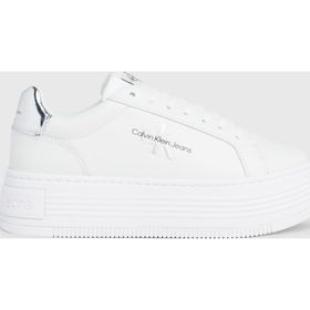 Calvin Klein YW0YW01457 01V Beyaz Gümüş Kadın Spor Ayakkabı