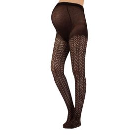 CALZITALY Kahverengi Hamile Külotlu Çorabı