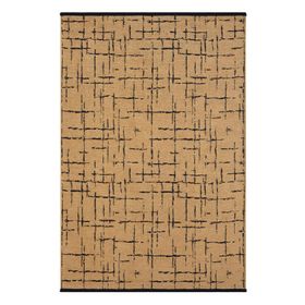 Çam Halı Bodrum BDR 124 Hardal Özel Latex Kaymaz Tabanlı Kilim
