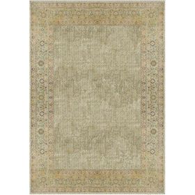 Çam Halı Gloria TD115 Su Yeşili Klasik Desen Dokuma Saçaklı Kilim
