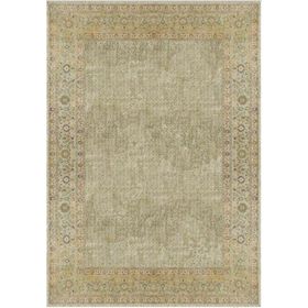 Çam Halı Gloria TD115 Su Yeşili Klasik Desen Dokuma Saçaklı Kilim
