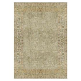 Çam Halı Gloria TD115 Su Yeşili Klasik Desen Dokuma Saçaklı Kilim
