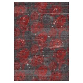 Çam Halı Gloria TD186 Kırmızı Modern Desen Dokuma Saçaklı Kilim
