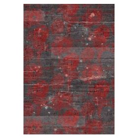 Çam Halı Gloria TD186 Kırmızı Modern Desen Dokuma Saçaklı Kilim