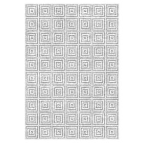 Çam Halı Gloria TD308 Gri Modern Desen Dokuma Saçaklı Kilim