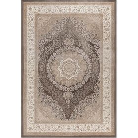 Çam Halı Gloria TD32803 Kahverengi Klasik Desen Dokuma Saçaklı Kilim