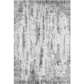 Çam Halı Gloria TD32902 Gri Modern Desen Dokuma Saçaklı Kilim