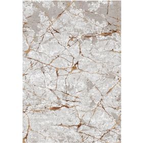 Çam Halı Gloria TD35004 Kahverengi Mermer Desen Dokuma Saçaklı Kilim