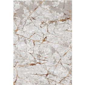 Çam Halı Gloria TD35004 Kahverengi Mermer Desen Dokuma Saçaklı Kilim