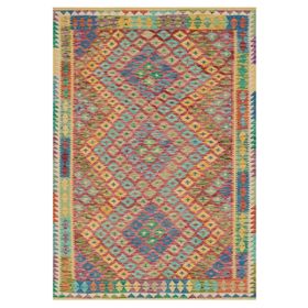 Çam Halı Gloria TD411 Multi Etnik Desen Dokuma Saçaklı Kilim