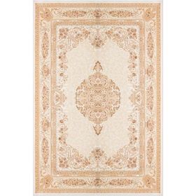 Çam Halı Gloria TD688 Bej Klasik Desen Dokuma Saçaklı Kilim