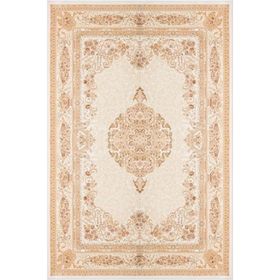 Çam Halı Gloria TD688 Bej Klasik Desen Dokuma Saçaklı Kilim