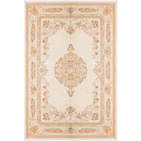 Çam Halı Gloria TD688 Bej Klasik Desen Dokuma Saçaklı Kilim
