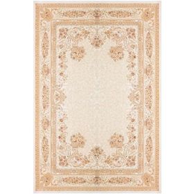 Çam Halı Gloria TD68801 Bej Klasik Desen Dokuma Saçaklı Kilim