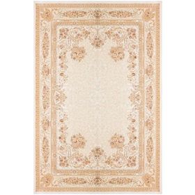 Çam Halı Gloria TD68801 Bej Klasik Desen Dokuma Saçaklı Kilim