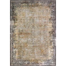 Çam Halı Gloria TD696 Hardal Klasik Desen Dokuma Saçaklı Kilim
