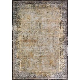 Çam Halı Gloria TD696 Hardal Klasik Desen Dokuma Saçaklı Kilim